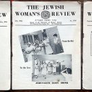 Three Very Rare «The Jewish Women's Review» Monthly WIZO Newspapers, 1955