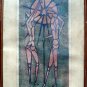 Renascence. Original Signed Lithograph by Gedalia Ben Zvi. Israel