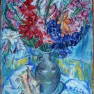 Still Life. Original Signed by H. Schutz Oil on Canvas Painting. Austrian Art?