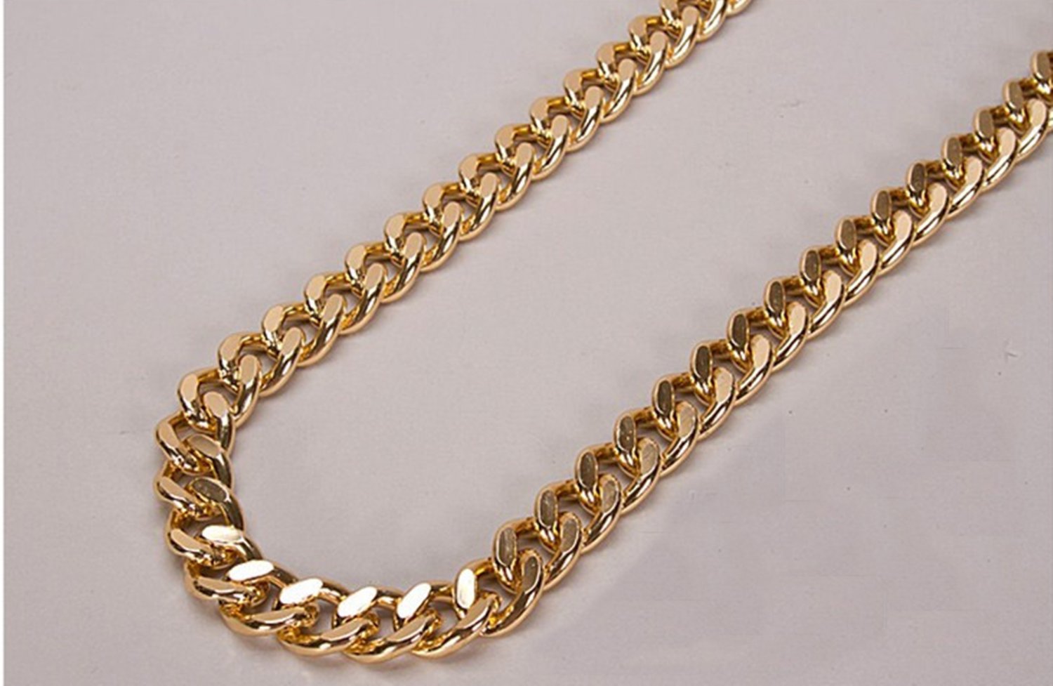 Celebrity cuban franco Miami chain twisted ICED OUT gold plated 39 ...