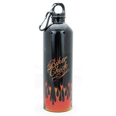 Water Bottle  Biker Chick  Aluminum  (63700)