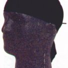 Black Cotton Headwrap  (11447)