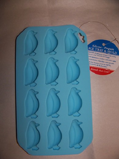 Silicone Ice Tray Mold Penguins  (43727)