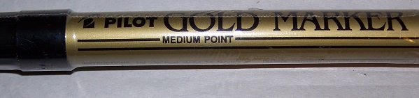Pilot Metallic Marker MEDIUM  PT GOLD(23-3942)