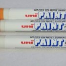 Uni-Paint Opaque Oil-Base Paint Marker  Fine Line  ORANGE  3pc  PX-21