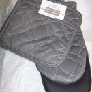 Gourmet Classics Oven Mitt & Pot Holder 2 Piece Set, Gray