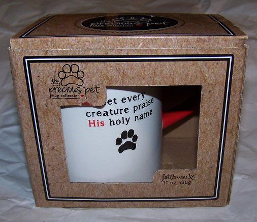 The Precious Pet Collection Let every creature praise... Mug 11oz (Cat)