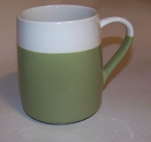 French Market Green Mug from tag  10fl oz.