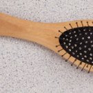 Natural Wood Styling Brush Oval Purse Size (6954) Natural Wood Styling Brush Oval Purse Size (6954)