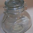 Global Amici Pandora  Hermetic Clamp Lid Glass Jar 16oz. (5312)