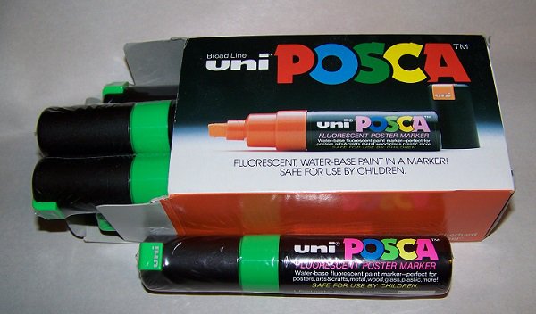 Uni  Posca Markers Broad  GREEN  P-85F
