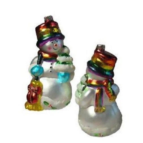 Gay Christmas Pride Rainbow Snowman