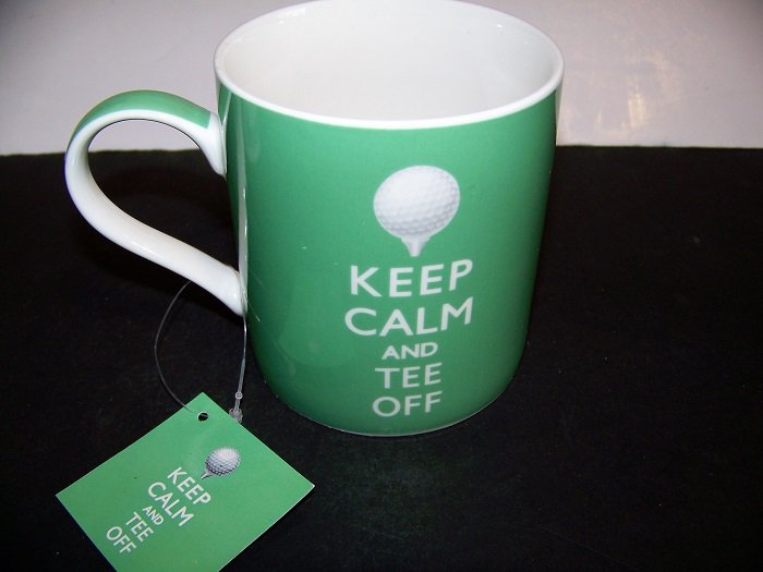 Keep Calm and Tee Off Mug 10fl.oz
