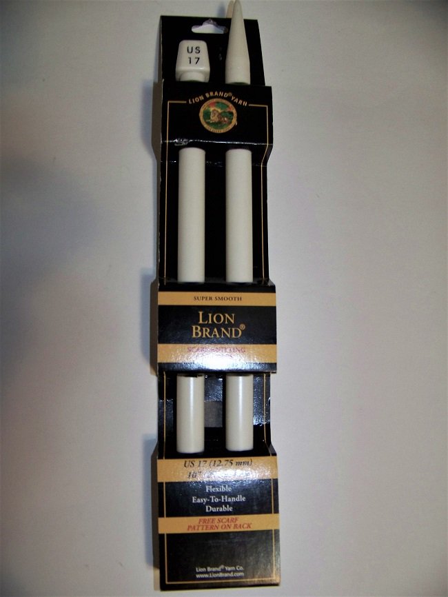 Lion Brand Scarf Knitting Needles US SIZE 17