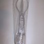 Clear Plastic Salad Server Tongs   11 1/2"