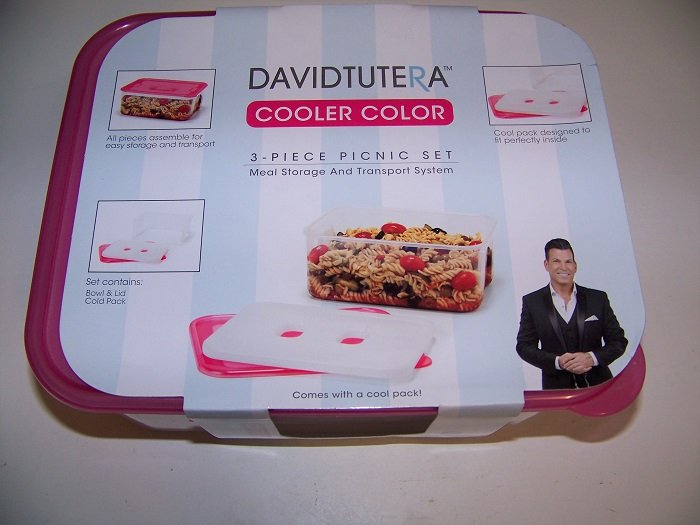 David Tutera 3pc. Picnic Set  Pink