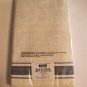Harman Paper Guest Napkins 3-Ply Bistro Stripe Linen Look w/Blue Band 16/pkg
