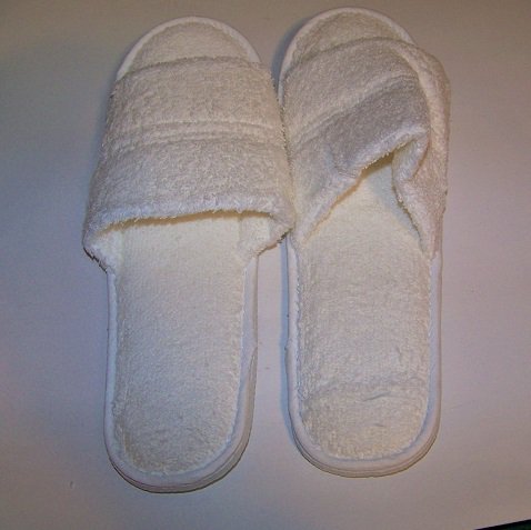 Women's Terry Spa Slippers LARGE (8.5-10)  (5862L)