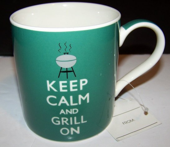 Keep Calm and Grill On Mug 10 fl.oz