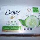 Dove Beauty Cream Bar with Cucumber & Green Tea Scent 2 100g (3.5oz) bar/pkg.