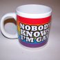 Gay Pride Rainbow Mug "No One Knows I'm Gay"  (57217)