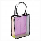 Mesh Tote Red/Green 12" x 4 3/4" x 14"   (13708)