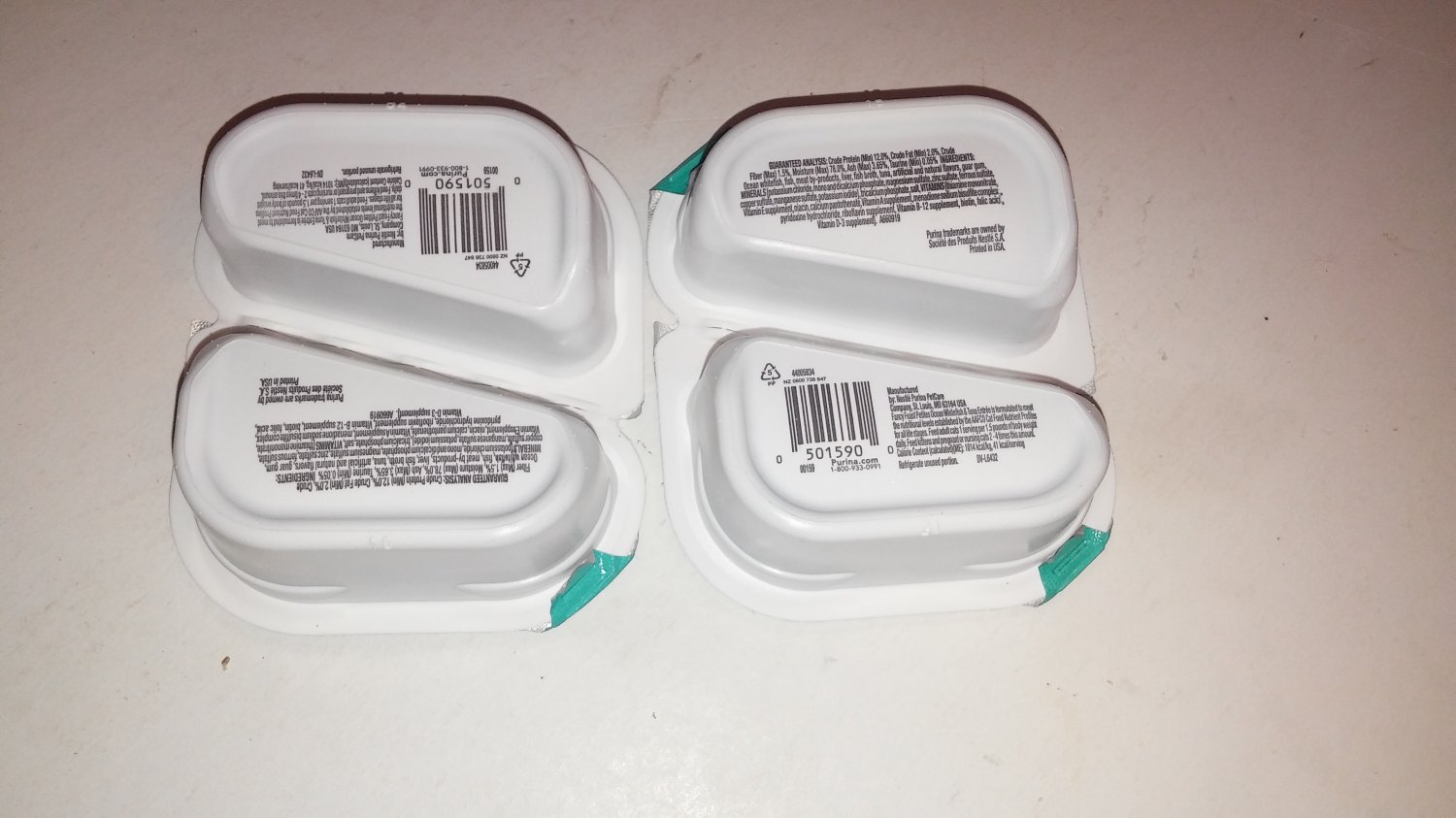 Purina Fancy Feast Petites Ocean Whitefish & Tuna Pate 2 Serving Pkg