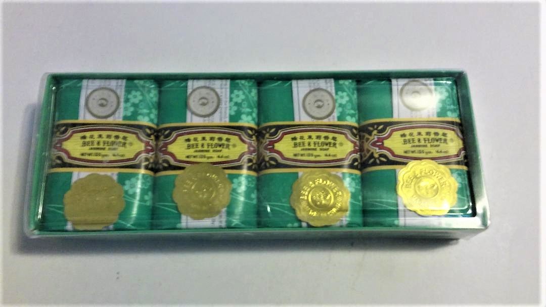Bee & Flower Soaps Jasmine Bar Soaps 4 (4.4 oz.) bars