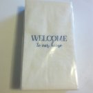Welcome to Our Home Guest Towels/Napkins 3ply  36ct