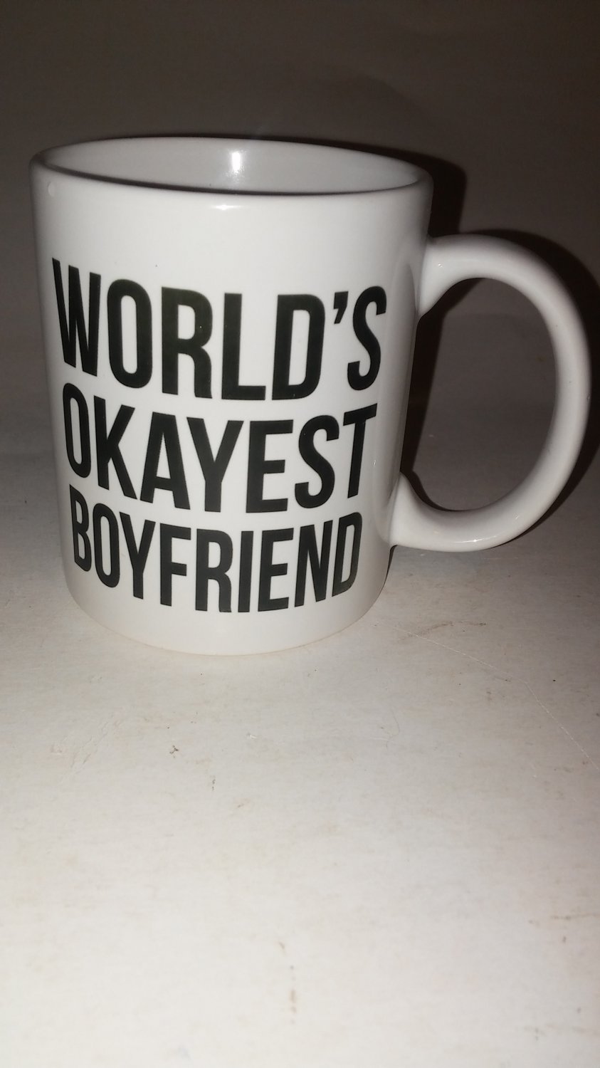World's Okayest Boyfriend Mug