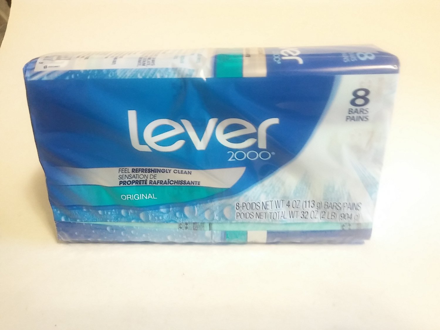Lever 2000 Bar Soap Original, 4 oz (8 count)