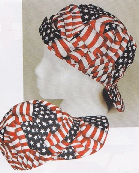 All Over USA Flag Hat Wrap (11854)I