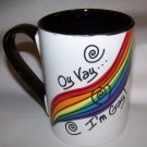Oy Vay I'm Gay Rainbow Ceramic Mug (MU63)