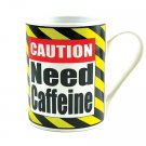 Caution Need Caffeine Ceramic Mug