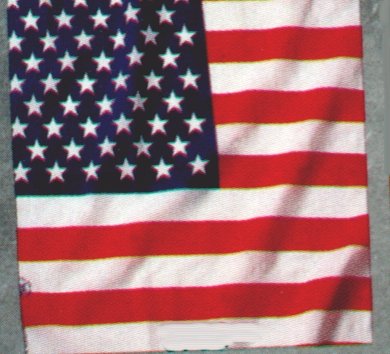 American Flag Bandana 21 1/2" sq.