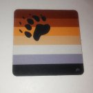 Gay Bear Pride Flag Foam Coaster