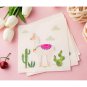 Blue Panda  150-Pack Luncheon Napkins, 2ply. Llama and Cactus