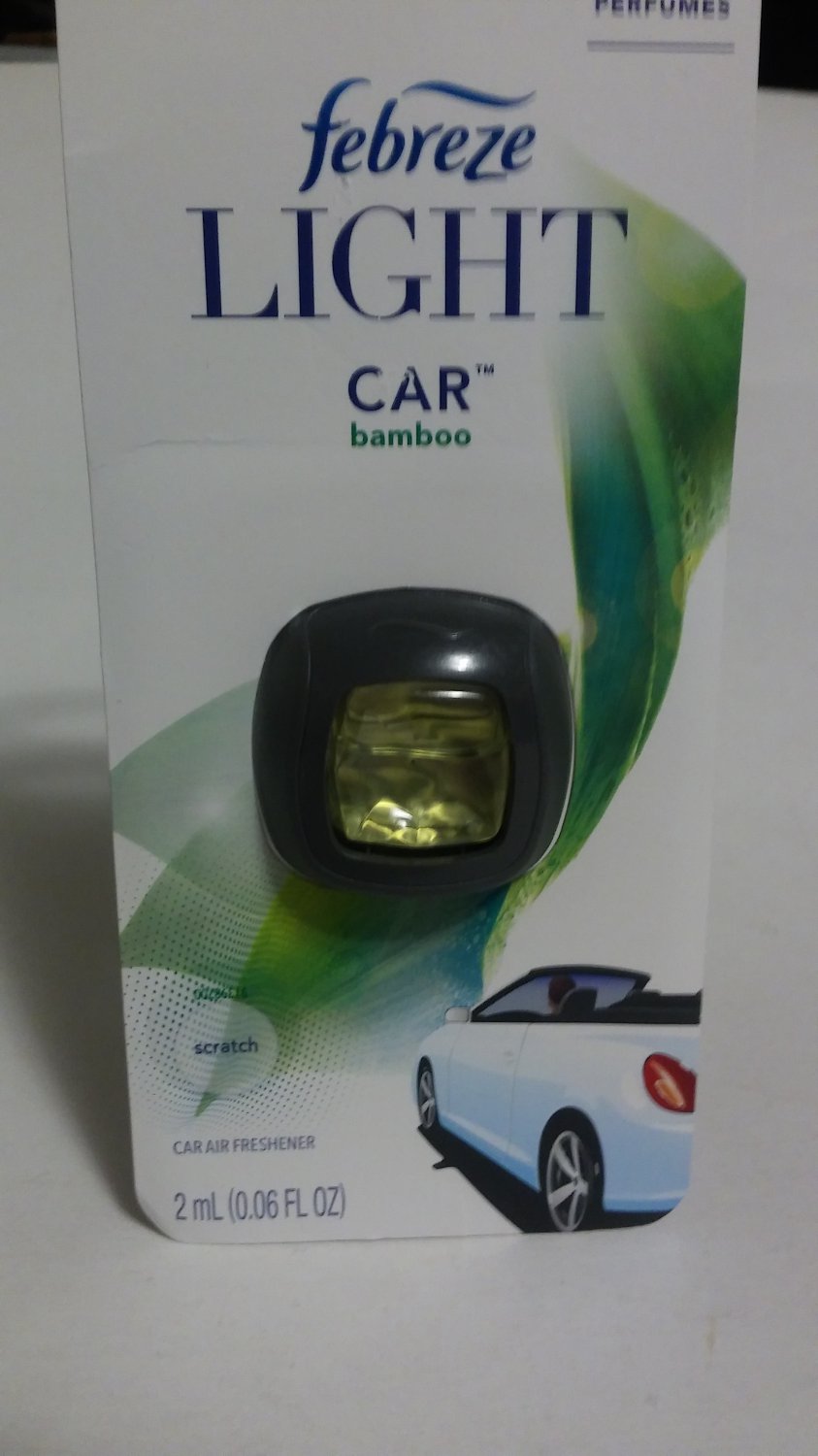 Febreze Light Car  Air Freshener Bamboo Scent