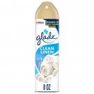 Glade Air Freshener Room Spray Odor Eliminator 8 Ounce Clean Linen