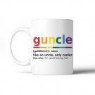 Rainbow Coffee Mug Guncle Definition