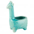 Lake Blue Giraffe Planter Ceramic - Small
