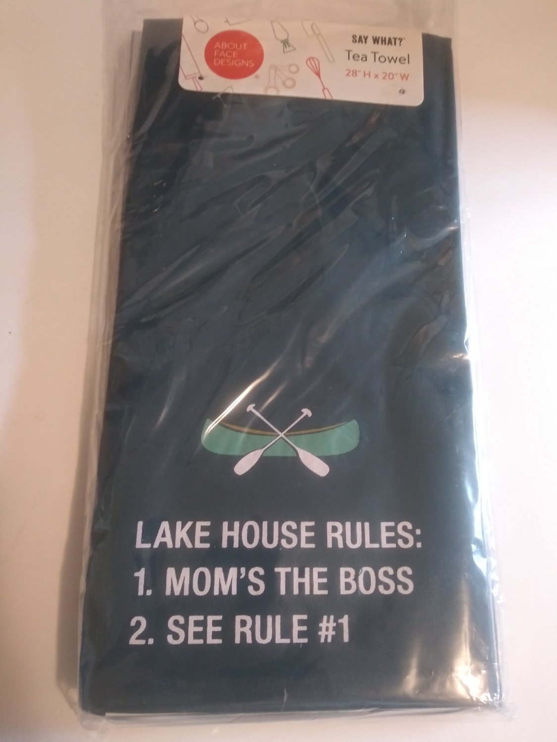 Kitchen Tea Towel Lake House Rules:   (116219)