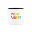 Rainbow PROUD PARENT Planter 3.375in. dia x 3.25in h Rainbow PROUD PARENT Planter 3.375in. dia x 3.25in h