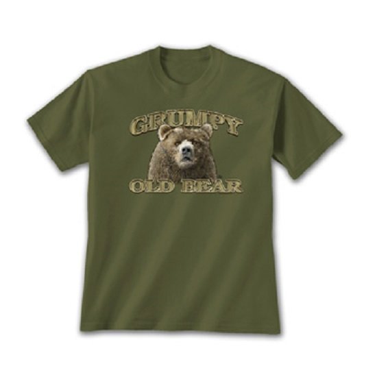 Grumpy OLd Bear  T-Shirt Unisex  Medium