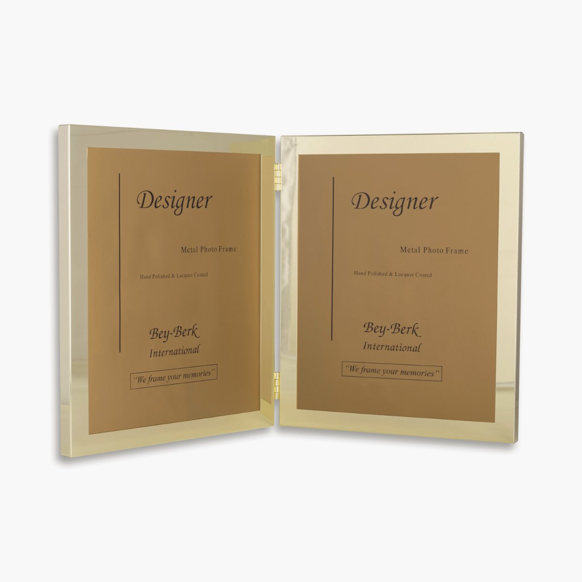 Gold Plated Double 5"x7" Frame