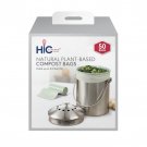 HIC Kitchen Natural Plant-Based Compost Bags 50 count HIC Kitchen Natural Plant-Based Compost Bags 50 count