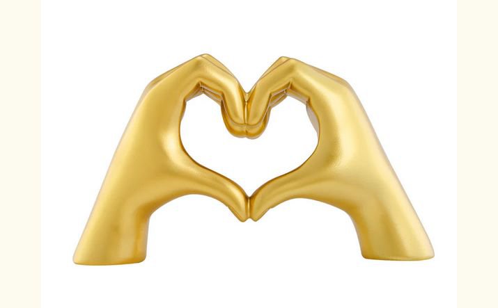 Hand-Heart Sculpture