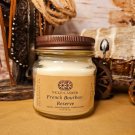 French Bourbon Reserve 8 oz Glass Mason Jar Candle French Bourbon Reserve 8 oz Glass Mason Jar Candle