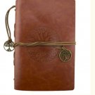 Brown Leatherette Journal   Tree of Life