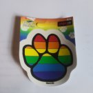 Gay Pride Paw Sticker